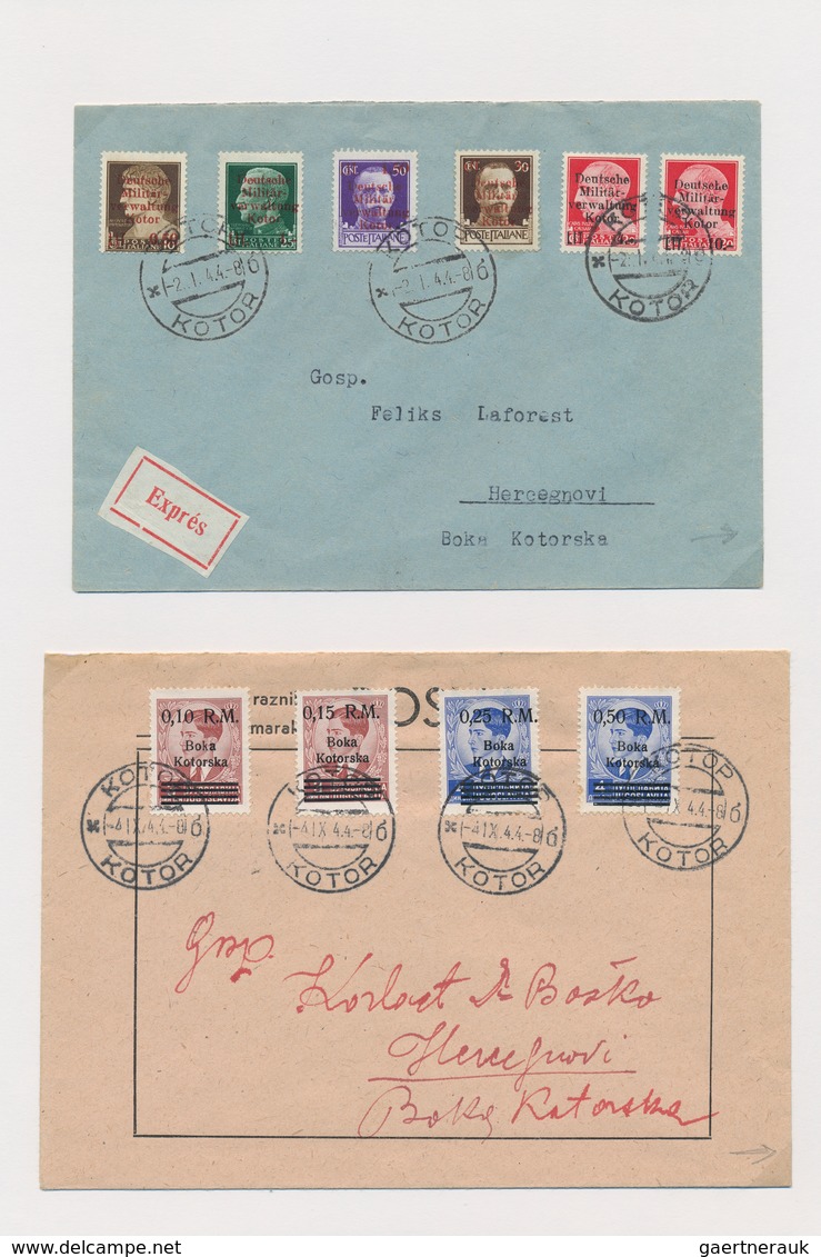 31966 Deutsche Besetzung II. WK: 1939/44, Belege-Sammlung B&M Und GG Sowie Kanalinseln, Frankreich, Sudete - Bezetting 1938-45