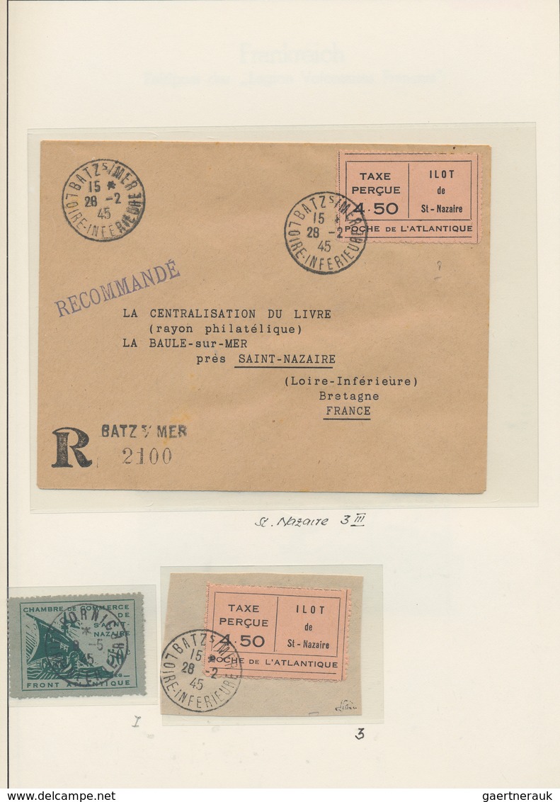 31967 Deutsche Besetzung II. WK: 1939/44, Sammlung B&M (mit Z 1) Und GG Sowie Frankreich (mit Bl. I), Estl - Bezetting 1938-45