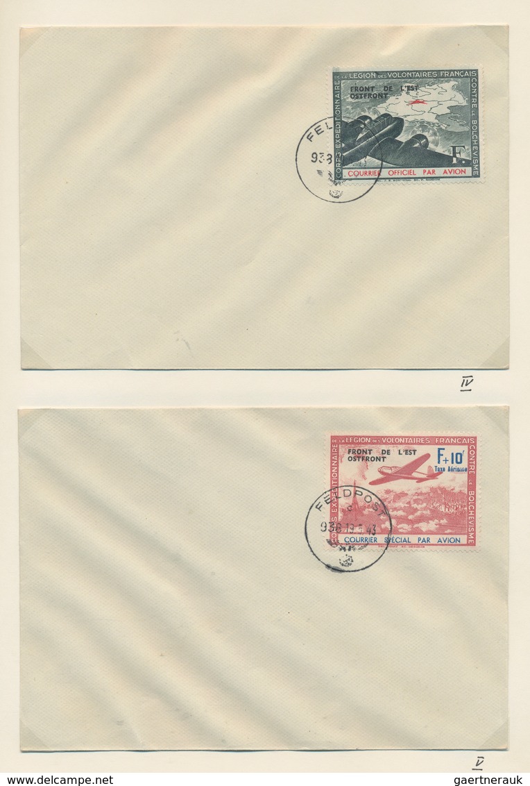 31967 Deutsche Besetzung II. WK: 1939/44, Sammlung B&M (mit Z 1) und GG sowie Frankreich (mit Bl. I), Estl