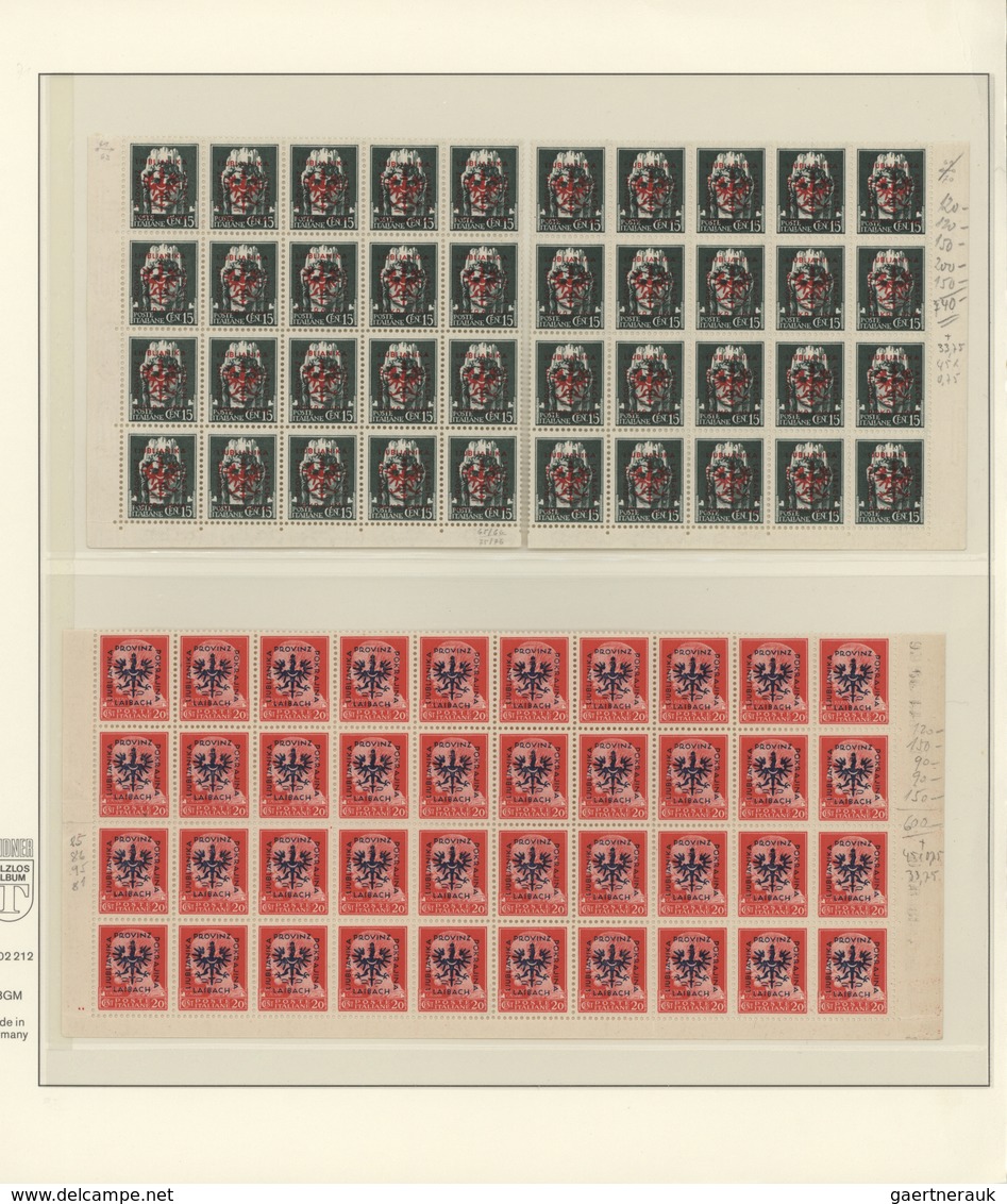 31969 Deutsche Besetzung II. WK: 1939/45, Serbien, B&M, GG, Lettland etc. gut besammelt postfrisch im Lind