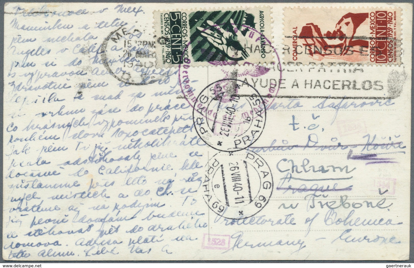 31979 Dt. Besetzung II WK - Böhmen Und Mähren: 1939/1945, Auslandspost Bzw. Incoming Mail, Ca. 280 Belege - Besetzungen 1938-45