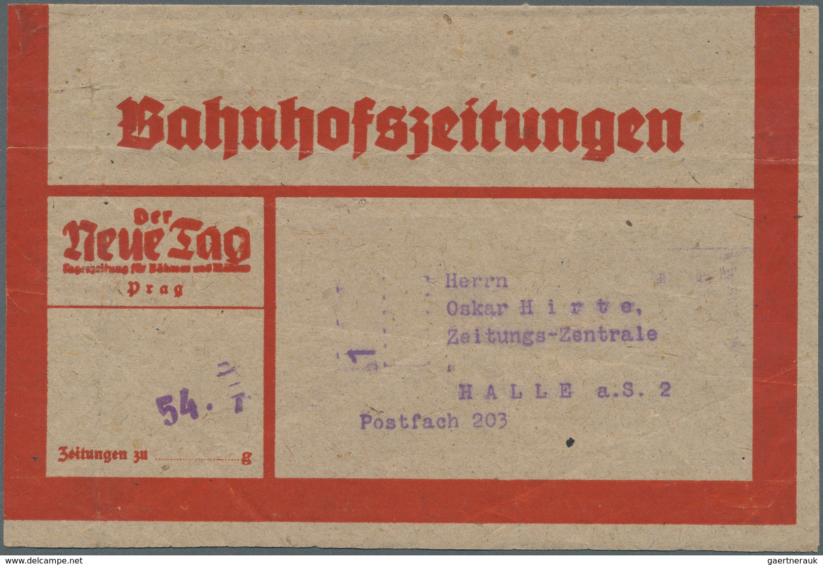 31982 Dt. Besetzung II WK - Böhmen und Mähren: 1939/1945, viele hundert Belege in 10 Steckalben, dabei u.a