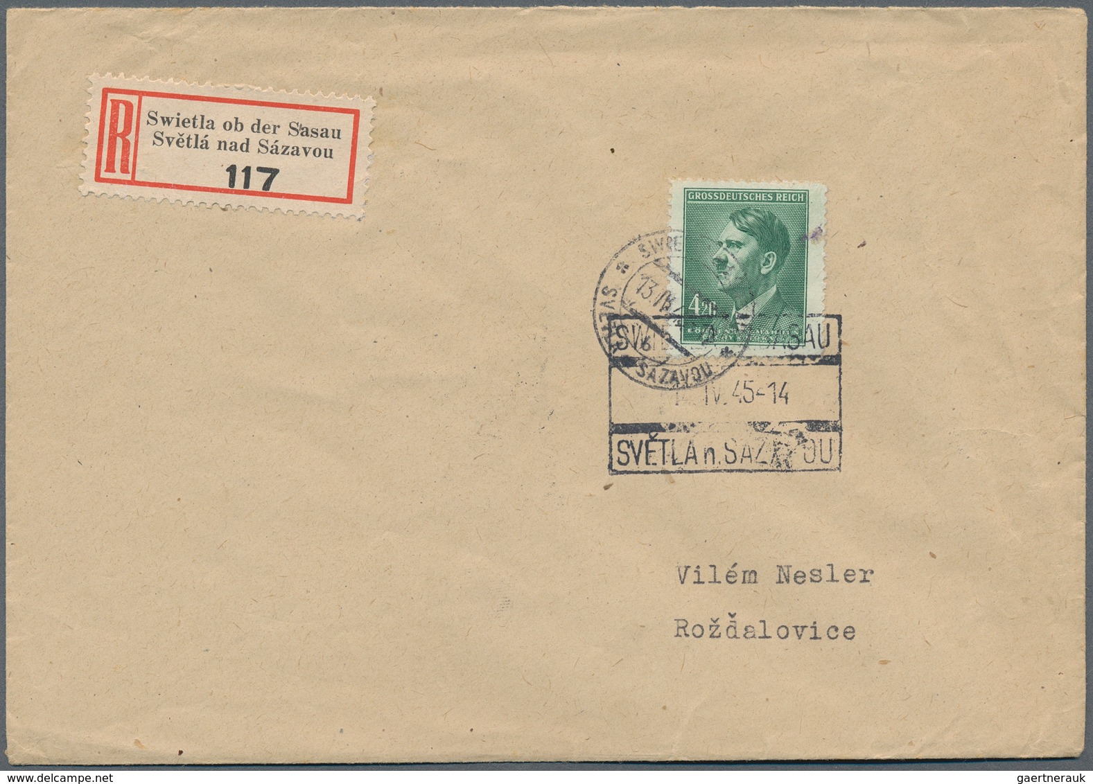 31985 Dt. Besetzung II WK - Böhmen Und Mähren: 1939/1944, Ca. 110 Belege Und Einige Briefstücke Ausschließ - Bezetting 1938-45