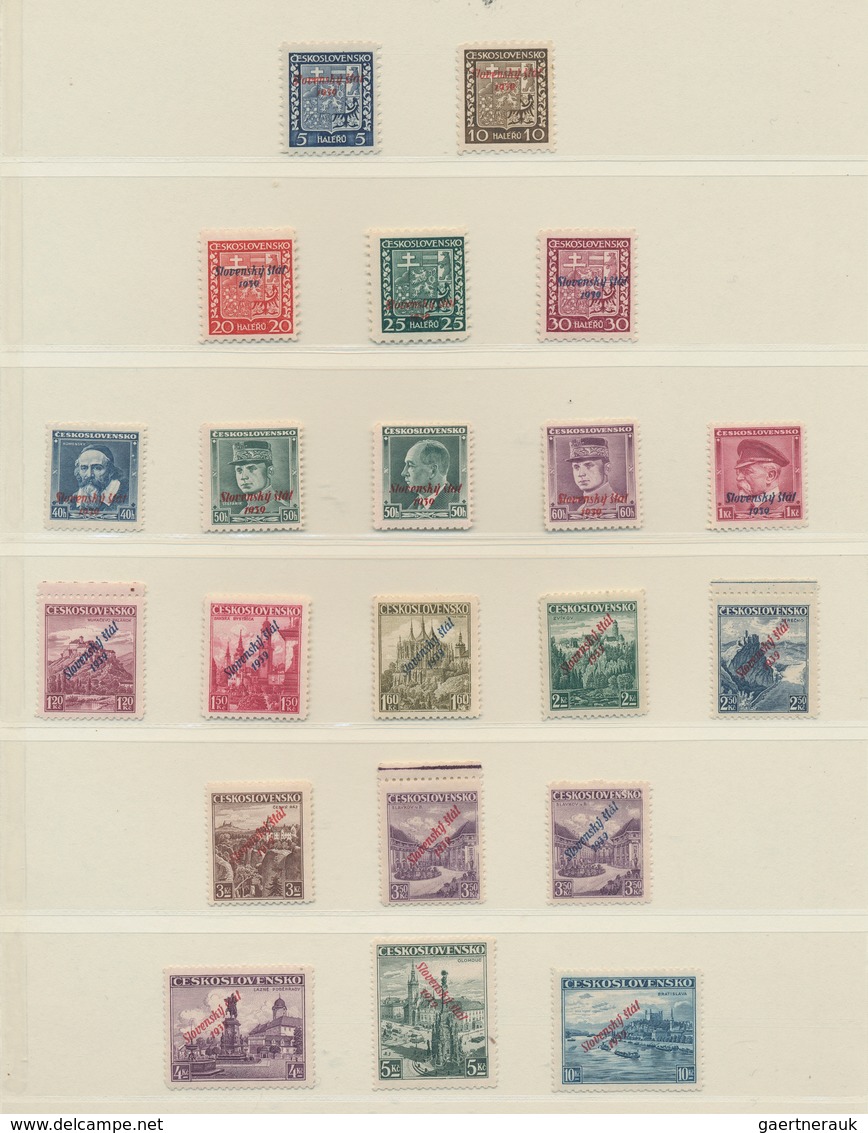 31990 Dt. Besetzung II WK - Böhmen Und Mähren: 1939/45, Spezialsammlung Postfrisch Mit Nahezu Allen Varian - Bezetting 1938-45