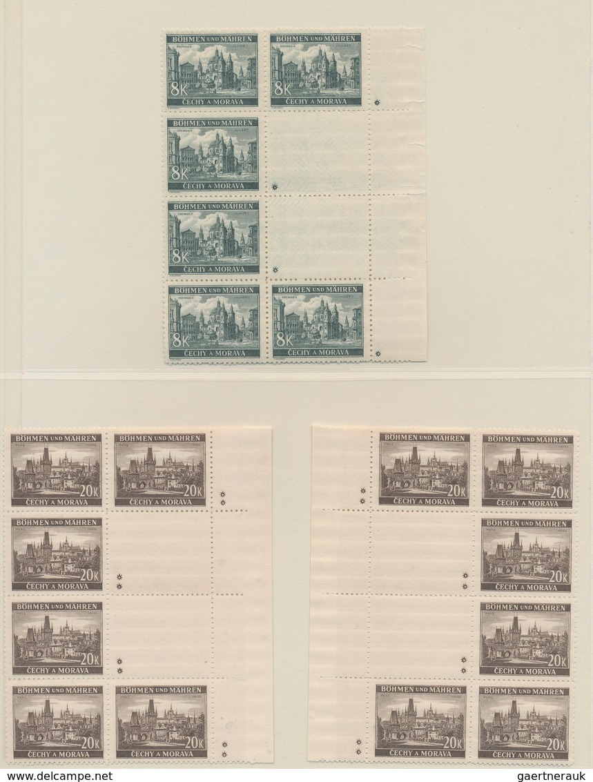 31990 Dt. Besetzung II WK - Böhmen Und Mähren: 1939/45, Spezialsammlung Postfrisch Mit Nahezu Allen Varian - Bezetting 1938-45