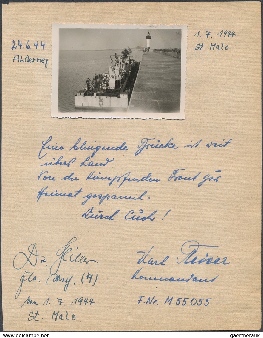 32004 Deutsche Besetzung II. WK - Kanalinseln: 1944, kleine Dokumentation mit Fotos und Dokumenten einer a