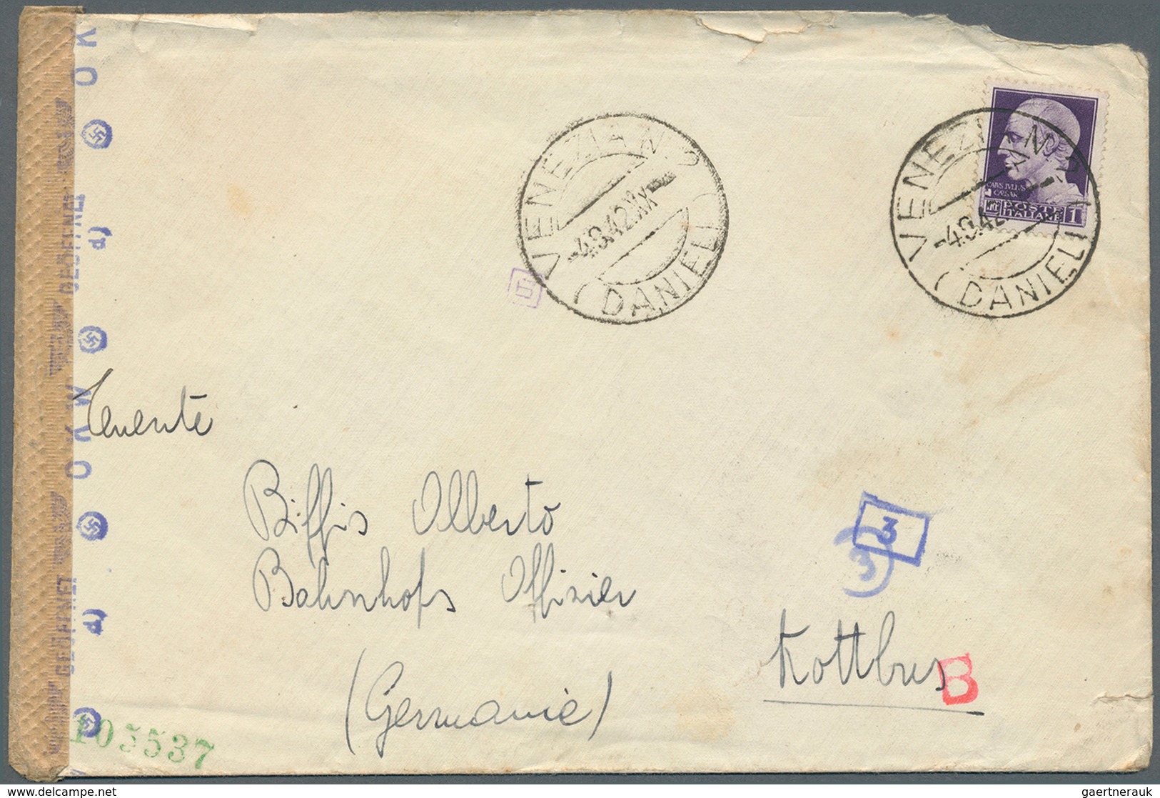 32039 Feldpost 2. Weltkrieg: 1939/1945, 66 teils bessere Belege, mit Briefen aus Italien an Feldpostnummer