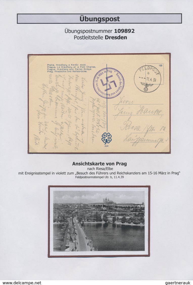 32047 Feldpost 2. Weltkrieg: 1939/1945, Umfangreiche Sammlung Von Ca. 180 Belegen In Zwei Ordnern, Davon E - Andere & Zonder Classificatie