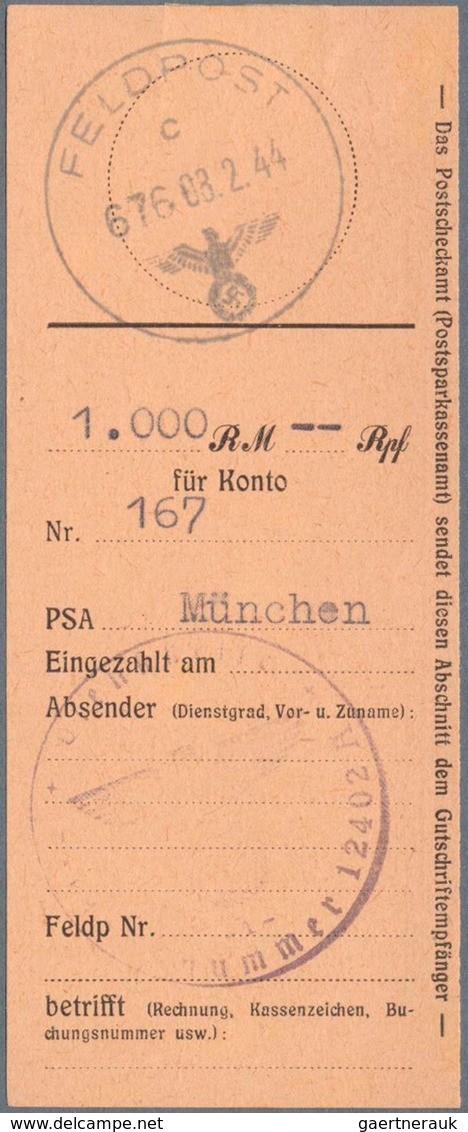 32049 Feldpost 2. Weltkrieg: 1939/1945, Vielseitiger Bestand Von Ca. 100 Belegen (alle Belege Entschlüssel - Andere & Zonder Classificatie