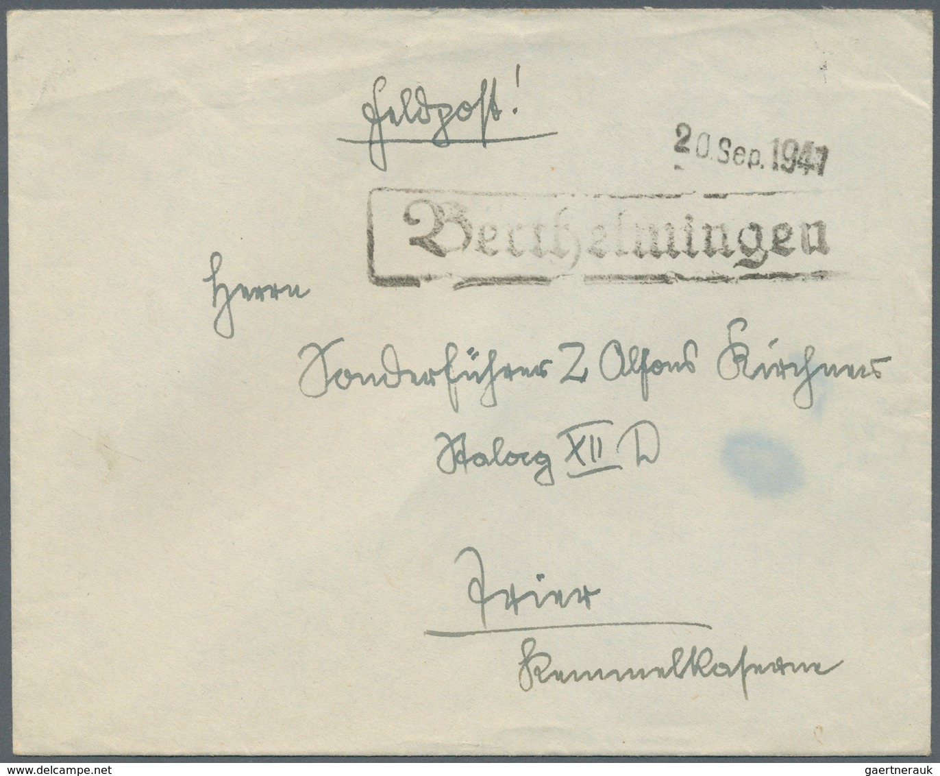 32051 Feldpost 2. Weltkrieg: 1939/1944, 61 Feldpostbelege, Eilnachrichten-, Lebenszeichen- Und Eilauftrags - Sonstige & Ohne Zuordnung