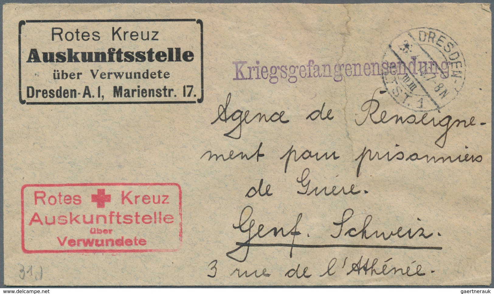 32076 Kriegsgefangenen-Lagerpost: 1914/1918, Ca. 280 Kriegsgefangenenpost In Bzw. Aus Verschiedene Lagern - Sonstige & Ohne Zuordnung