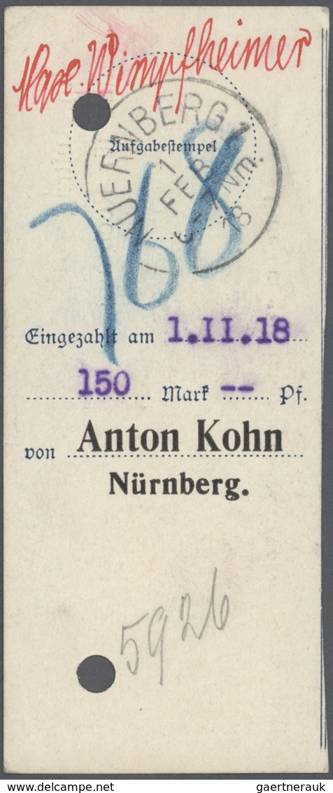32093 Lagerpost: Ruhleben: 1917/1918, Große Schachtel Voll Mit Einer Interessanten Korrespondenz An Den Re - Andere & Zonder Classificatie