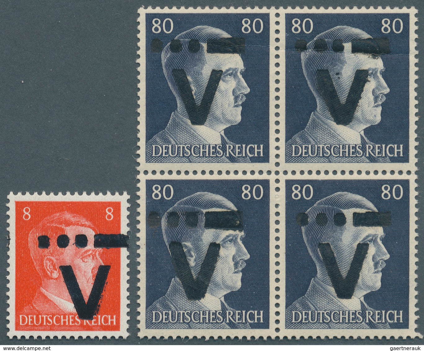 32106 Deutschland Nach 1945: 1945, WESTERSTEDE, Freimarke Hitler Und 4 Pf Hindenburg Mit Privat Veranlasst - Sammlungen