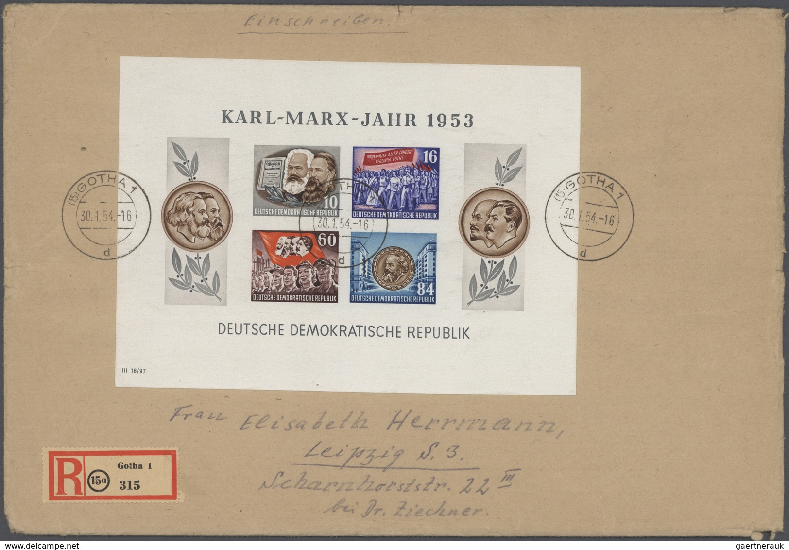 32117 Deutschland Nach 1945: 1945/1955, Schöner Belege- Und Marken- Posten Mit Einigen Besseren Ausgaben A - Verzamelingen