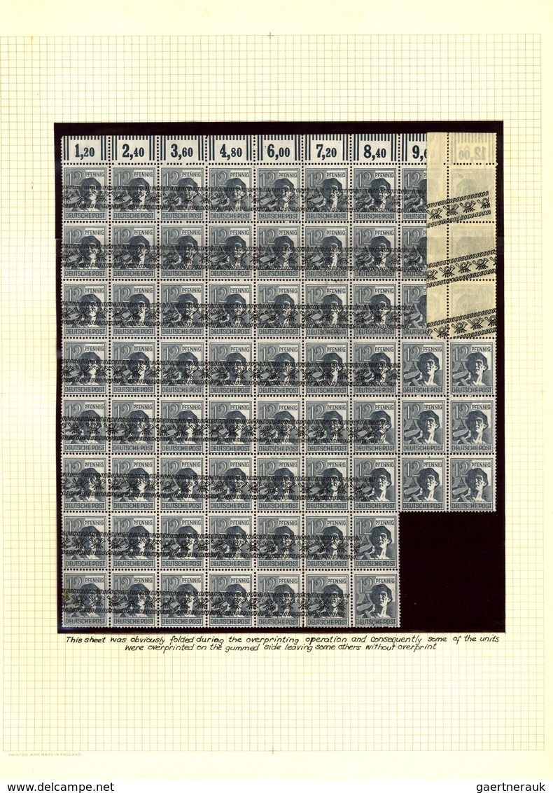 32118 Deutschland Nach 1945: 1945/1956, Gehaltvolle Sammlung Der Westzonen Im Großen Album Individuall Auf - Sammlungen