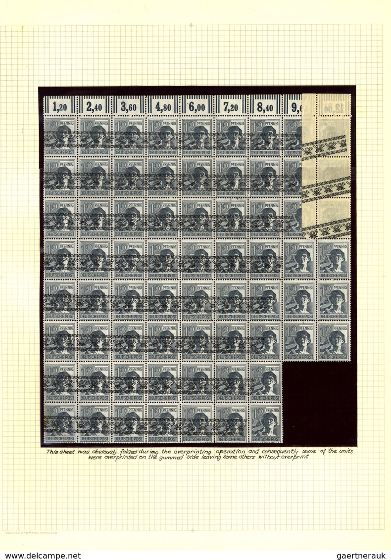 32118 Deutschland Nach 1945: 1945/1956, Gehaltvolle Sammlung Der Westzonen Im Großen Album Individuall Auf - Verzamelingen