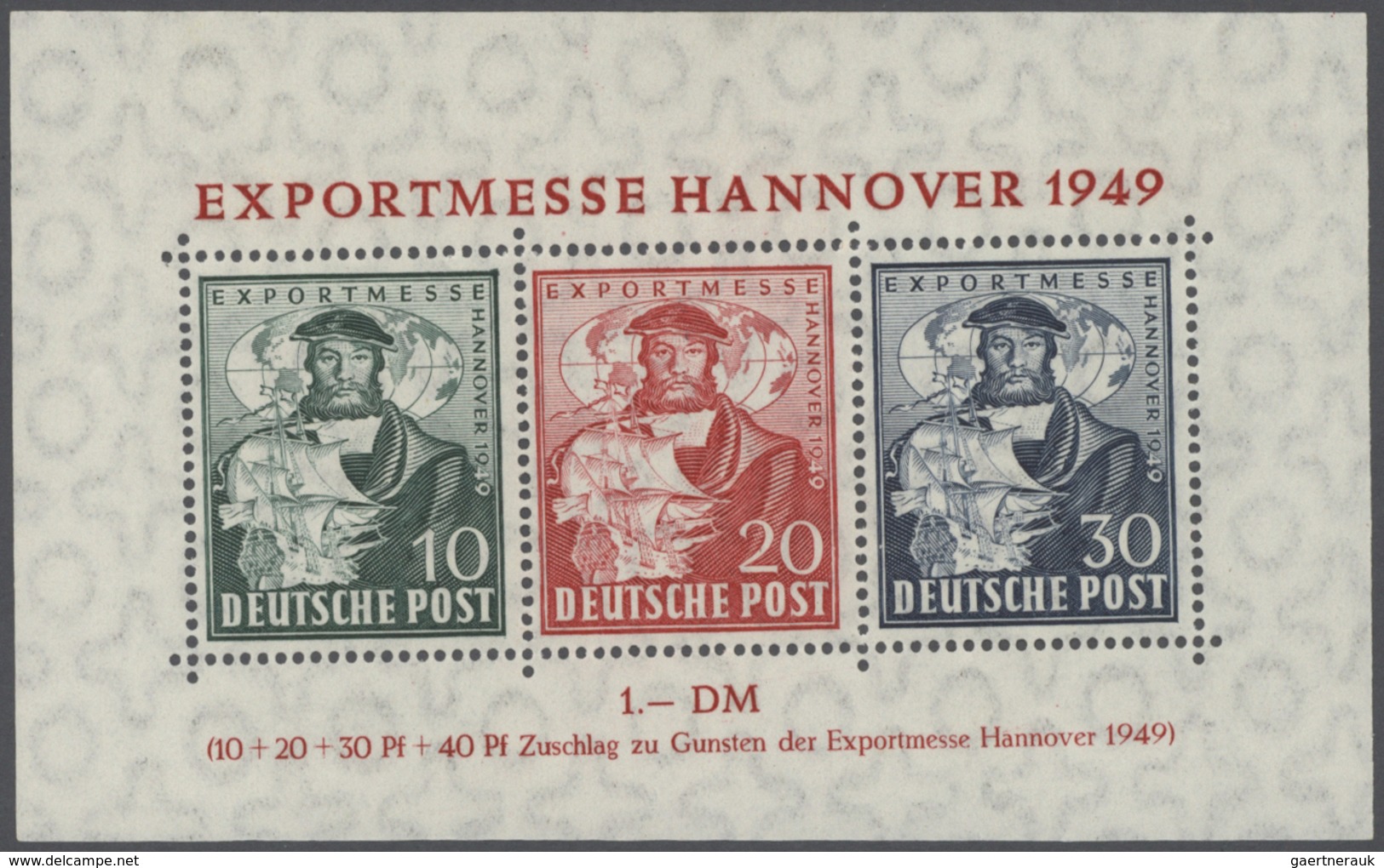 32120 Deutschland Nach 1945: 1945/1957, Meist Bis 1949, Urige Sammlung In Zwei Lindner-Ringbindern Sowie Z - Sammlungen