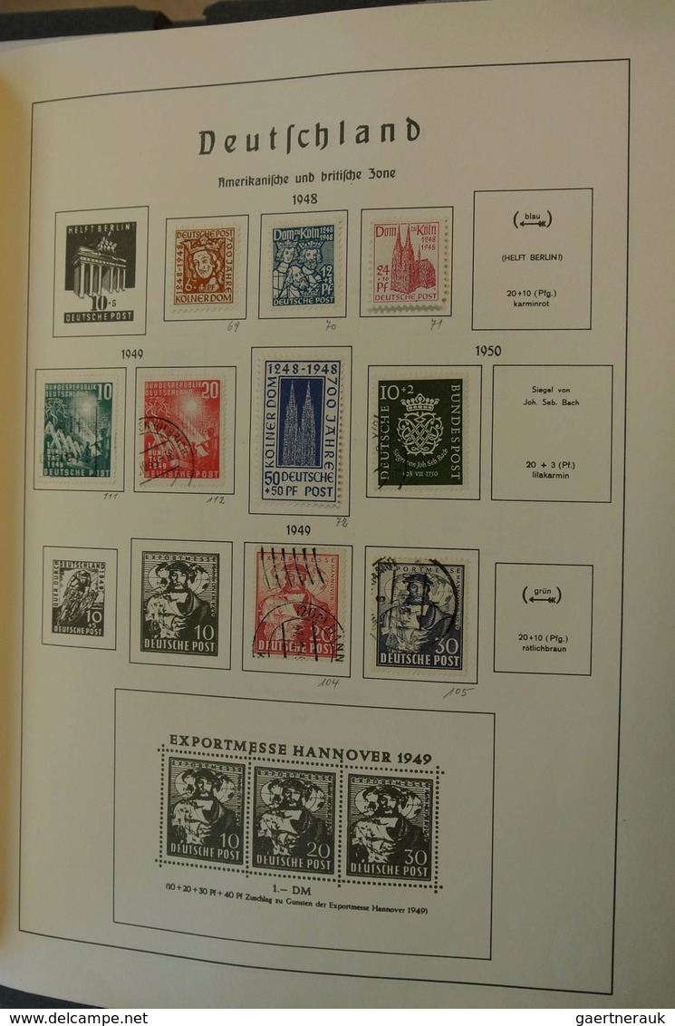 32131 Deutschland Nach 1945: 1945/1985: Gut Gefüllte, Postfrisch, Ungebraucht Und Gestempelt Gesammelte De - Sammlungen