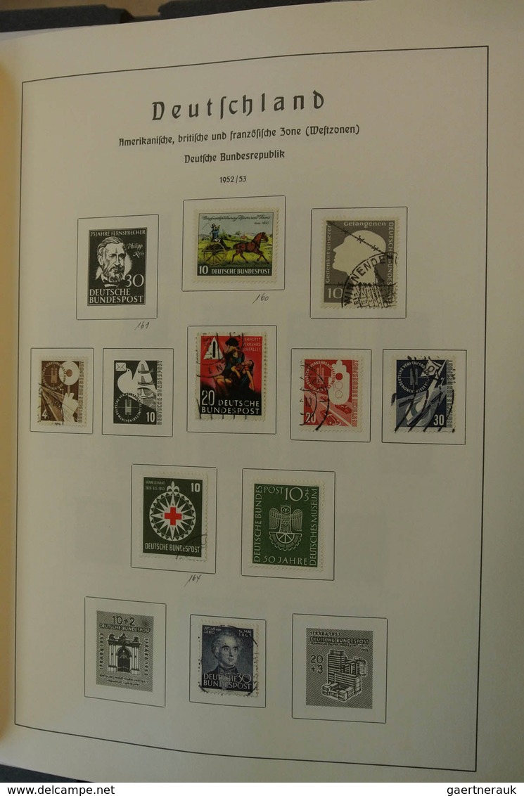 32131 Deutschland nach 1945: 1945/1985: Gut gefüllte, postfrisch, ungebraucht und gestempelt gesammelte De