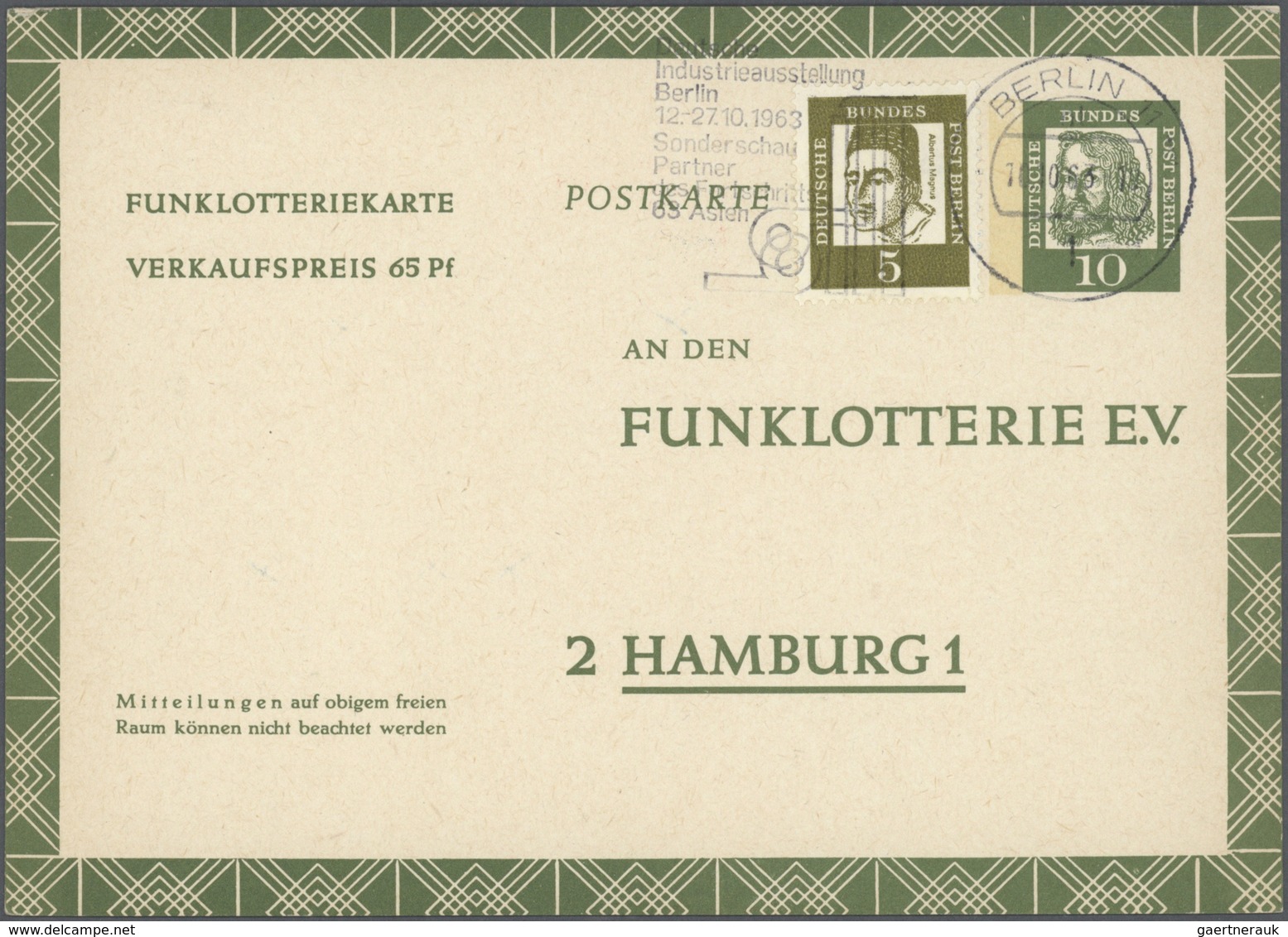 32132 Deutschland Nach 1945: 1945/1990, Interessanter Posten Von Ca. 270 Belegen Mit Zahlreichen Ganzsache - Sammlungen