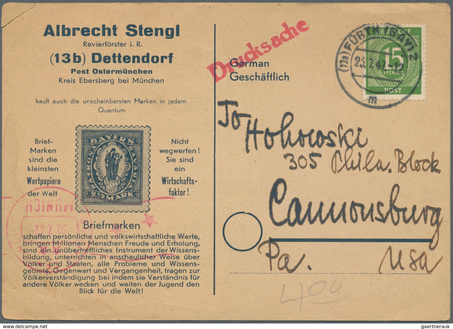 32134 Deutschland Nach 1945: 1945/2000 (ca.), Posten Mit Marken, Vielen Hunderten Briefen Mit Teil AM Post - Verzamelingen