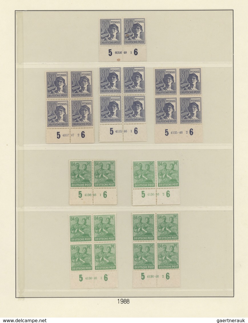 32137 Deutschland Nach 1945: 1945/48, HAN-Spezialsammlung Kontrollrat Und Bizone/SBZ Mit Aufdruckwerten, D - Sammlungen