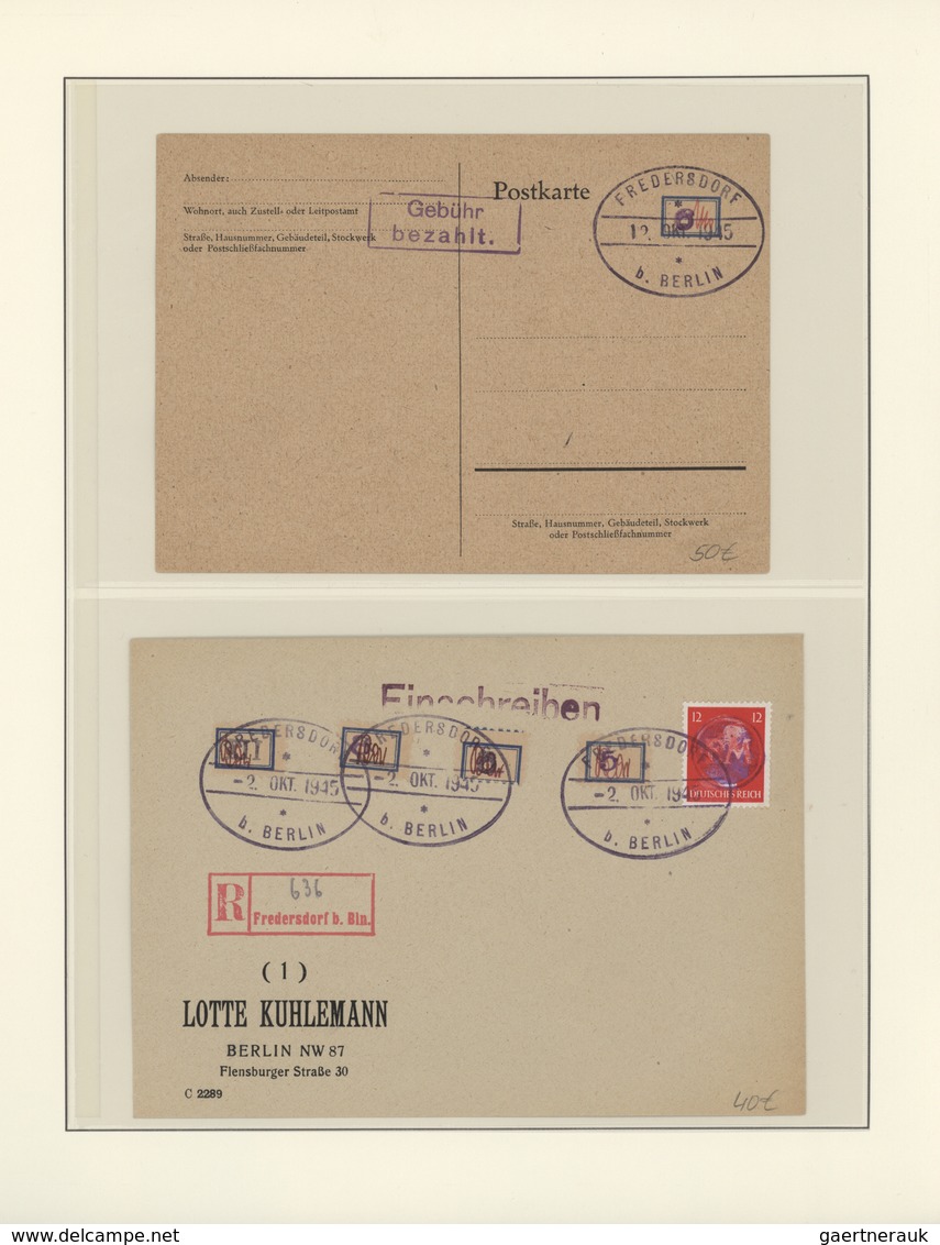 32175 Deutsche Lokalausgaben Ab 1945: APOLDA - WURZEN: 1945/46, Umfangreiche Sammlung Postfrisch Bzw. Unge - Sonstige & Ohne Zuordnung