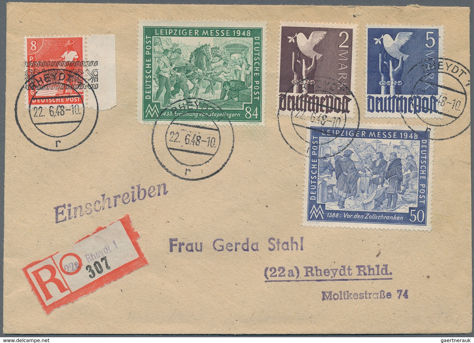 32190 Alliierte Besetzung - Gemeinschaftsausgaben: 1946/1948, All.Bes./Bizone, Vielseitige Sammlung Von 13 - Sonstige & Ohne Zuordnung