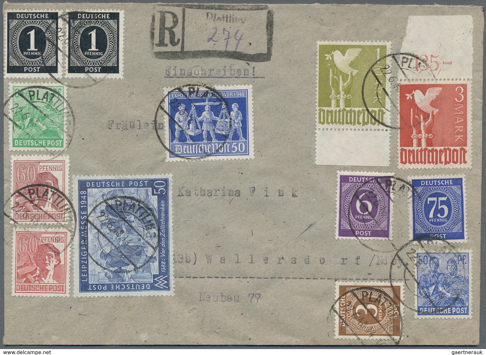 32190 Alliierte Besetzung - Gemeinschaftsausgaben: 1946/1948, All.Bes./Bizone, vielseitige Sammlung von 13