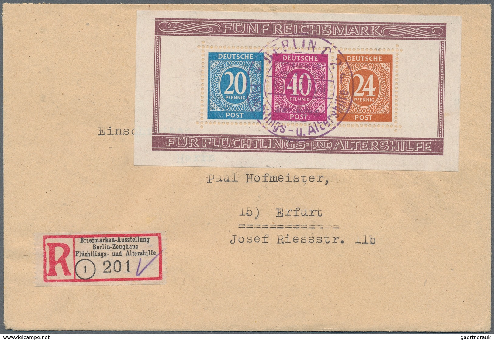 32190 Alliierte Besetzung - Gemeinschaftsausgaben: 1946/1948, All.Bes./Bizone, vielseitige Sammlung von 13