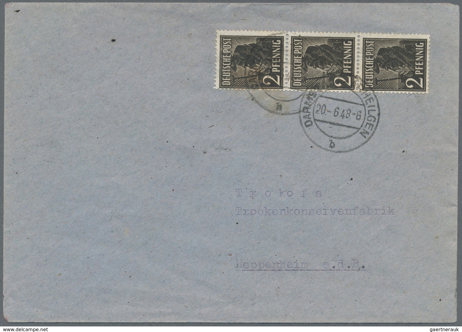 32198 Alliierte Besetzung - Gemeinschaftsausgaben: 1947-1948, Sammlung Mit über 60 Briefen, Dabei Einschre - Sonstige & Ohne Zuordnung