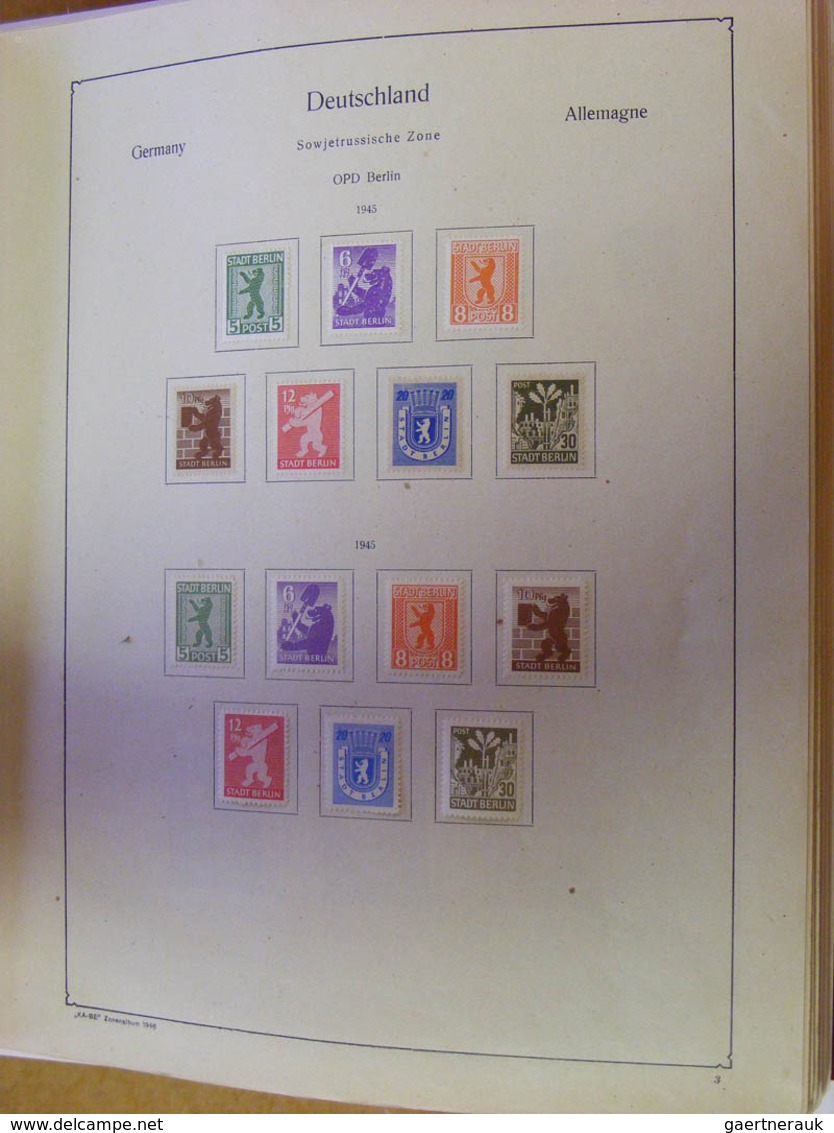 32216 Sowjetische Zone Und DDR: 1945-1972. MNH, Mint Hinged And Used Collection Sovjetzone And DDR 1945-19 - Sammlungen