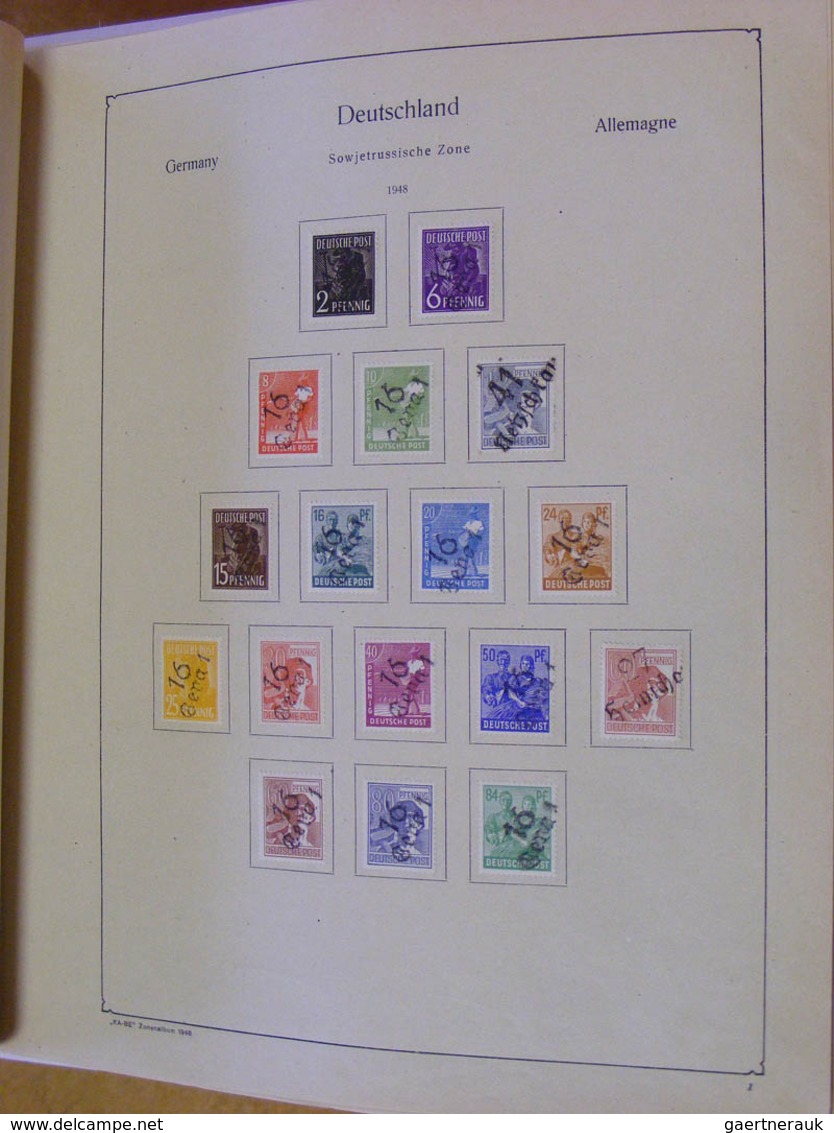 32216 Sowjetische Zone und DDR: 1945-1972. MNH, mint hinged and used collection Sovjetzone and DDR 1945-19