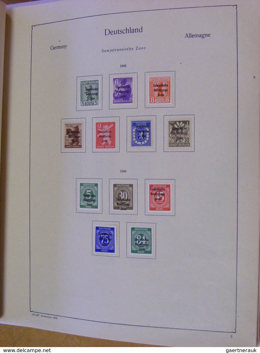 32216 Sowjetische Zone und DDR: 1945-1972. MNH, mint hinged and used collection Sovjetzone and DDR 1945-19