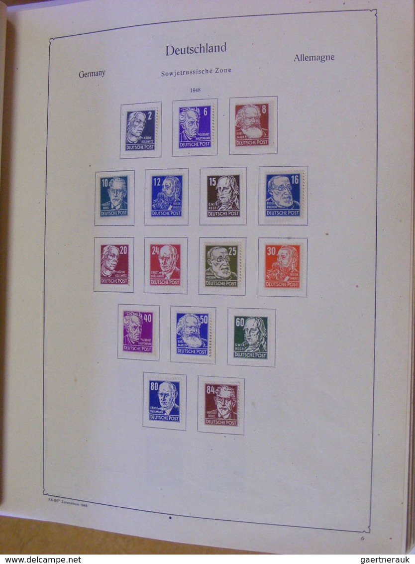 32216 Sowjetische Zone und DDR: 1945-1972. MNH, mint hinged and used collection Sovjetzone and DDR 1945-19