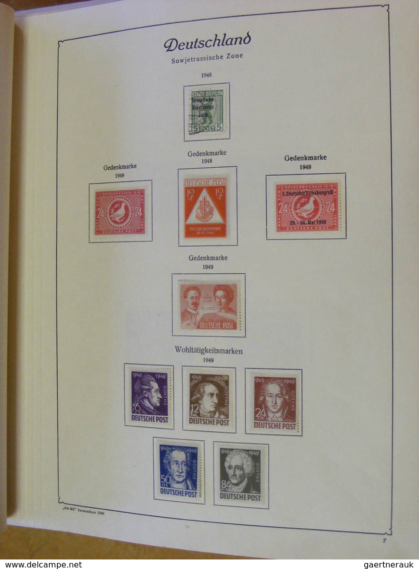32216 Sowjetische Zone und DDR: 1945-1972. MNH, mint hinged and used collection Sovjetzone and DDR 1945-19