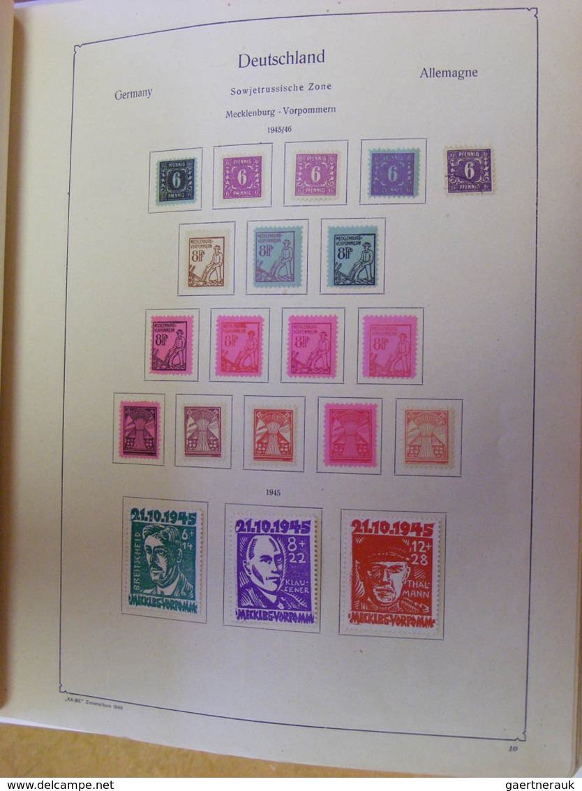 32216 Sowjetische Zone und DDR: 1945-1972. MNH, mint hinged and used collection Sovjetzone and DDR 1945-19