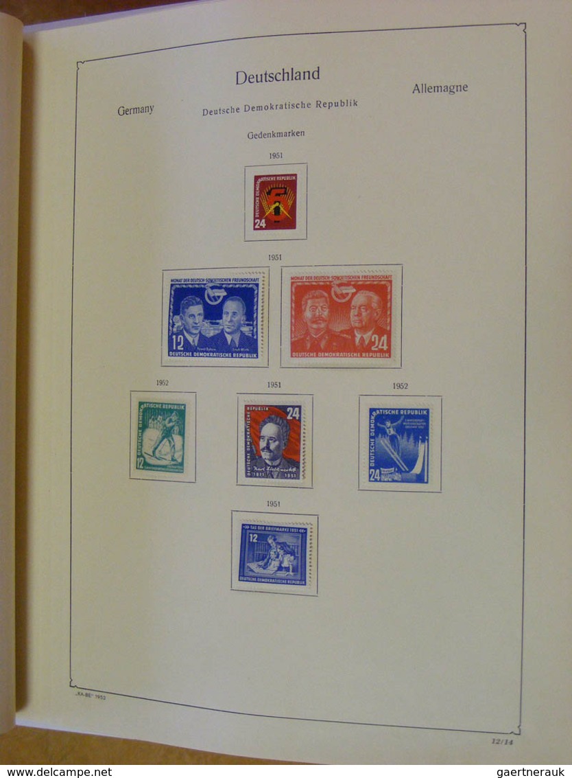 32216 Sowjetische Zone und DDR: 1945-1972. MNH, mint hinged and used collection Sovjetzone and DDR 1945-19