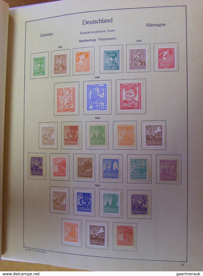 32216 Sowjetische Zone und DDR: 1945-1972. MNH, mint hinged and used collection Sovjetzone and DDR 1945-19