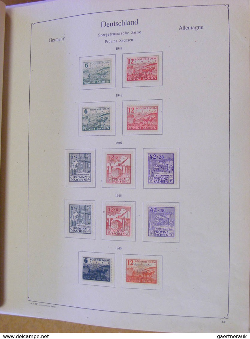 32216 Sowjetische Zone und DDR: 1945-1972. MNH, mint hinged and used collection Sovjetzone and DDR 1945-19