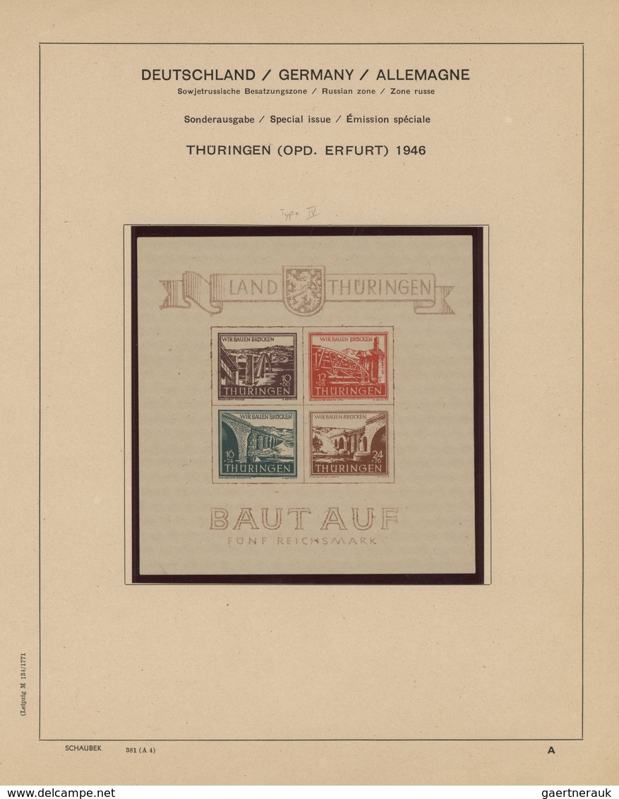 32230 Sowjetische Zone: 1945/1949, In Den Hauptnummern Weit überkomplette Sammlung, Mehrfach/spezialisiert - Sonstige & Ohne Zuordnung