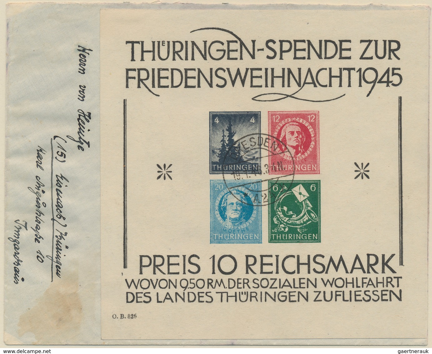 32231 Sowjetische Zone: 1945/1949, Lückenhafte Grundstock-Sammlung Im Lindner-T-Vordruckalbum, Dennoch Num - Sonstige & Ohne Zuordnung