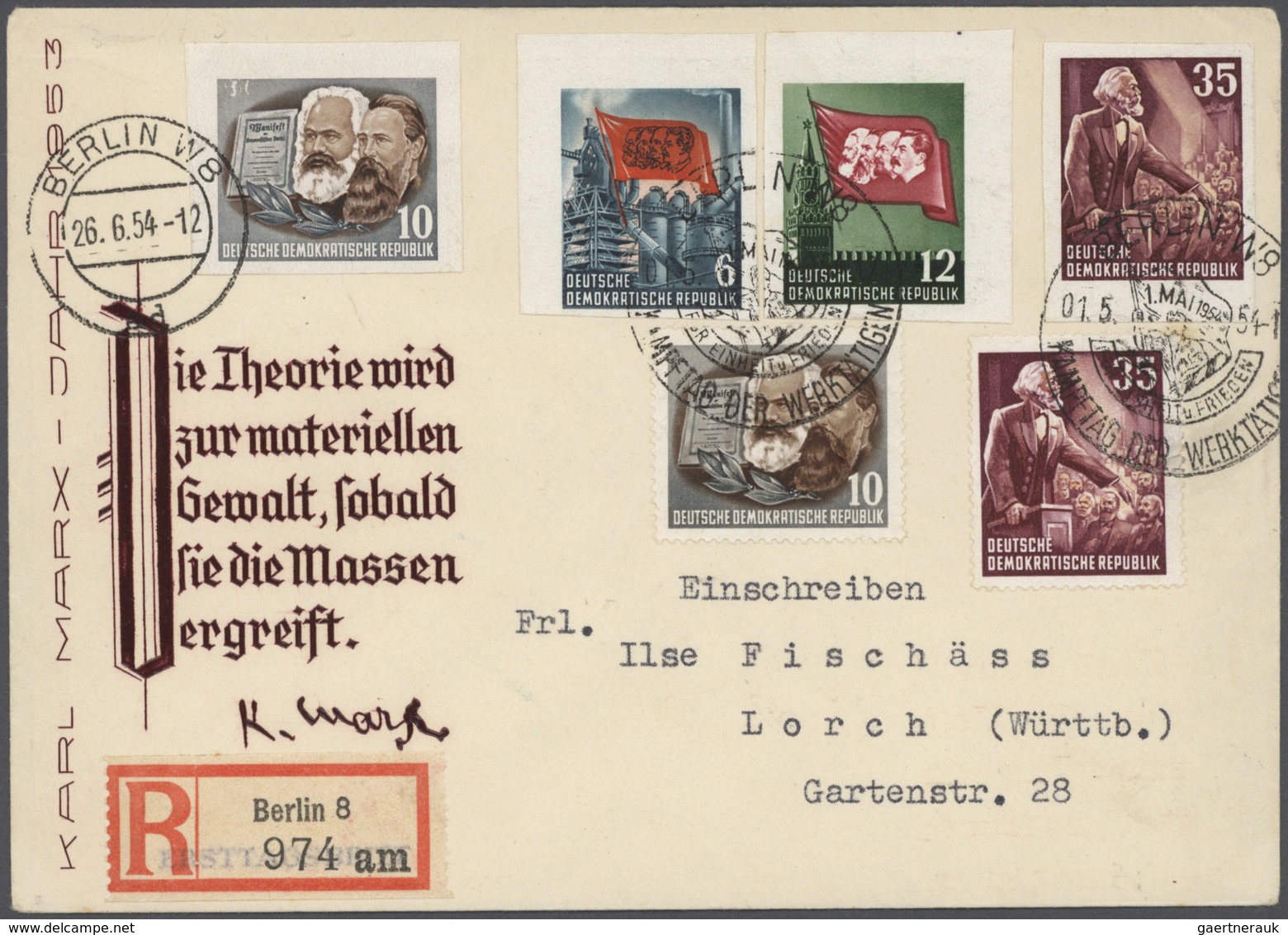 32295 DDR: 1949/1990, Reichhaltiger Sammlungsbestand Von Einigen Hundert Briefen, FDCs Und Ganzsachen, Dur - Sonstige & Ohne Zuordnung