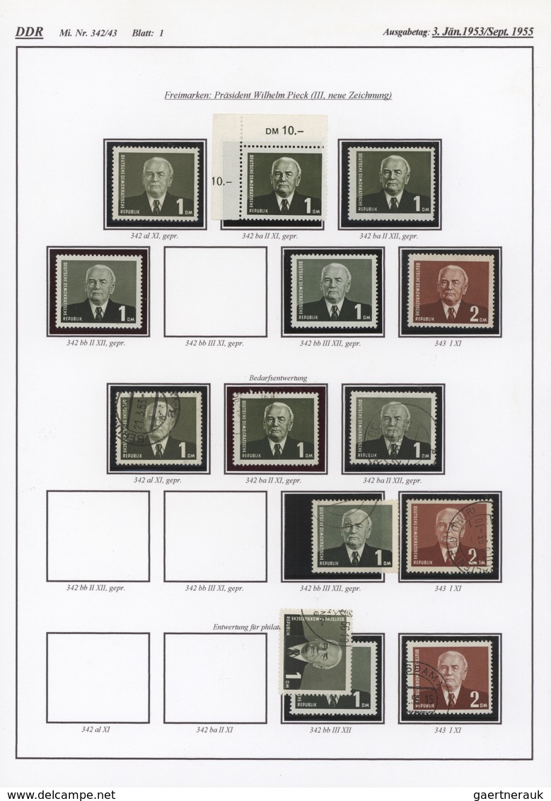 32297 DDR: 1949/1990, umfassende und sehr üppig geführte Sammlung, die weit über das sonst übliche Normalm