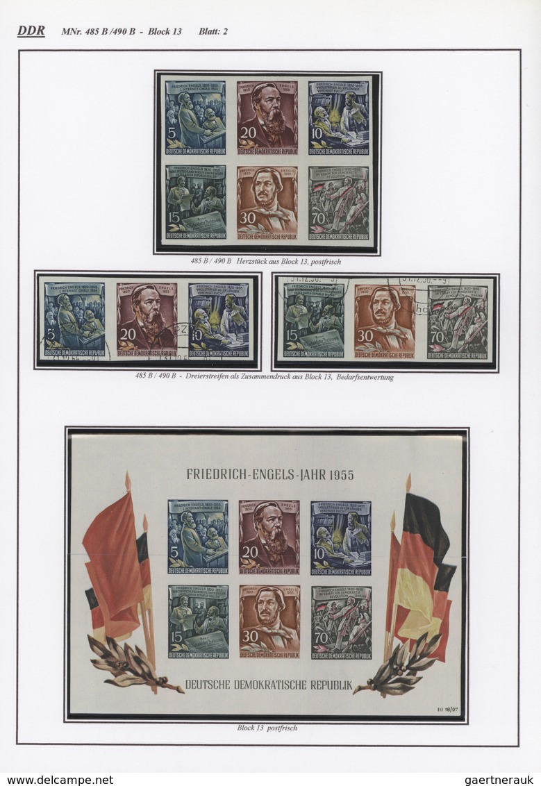 32297 DDR: 1949/1990, umfassende und sehr üppig geführte Sammlung, die weit über das sonst übliche Normalm