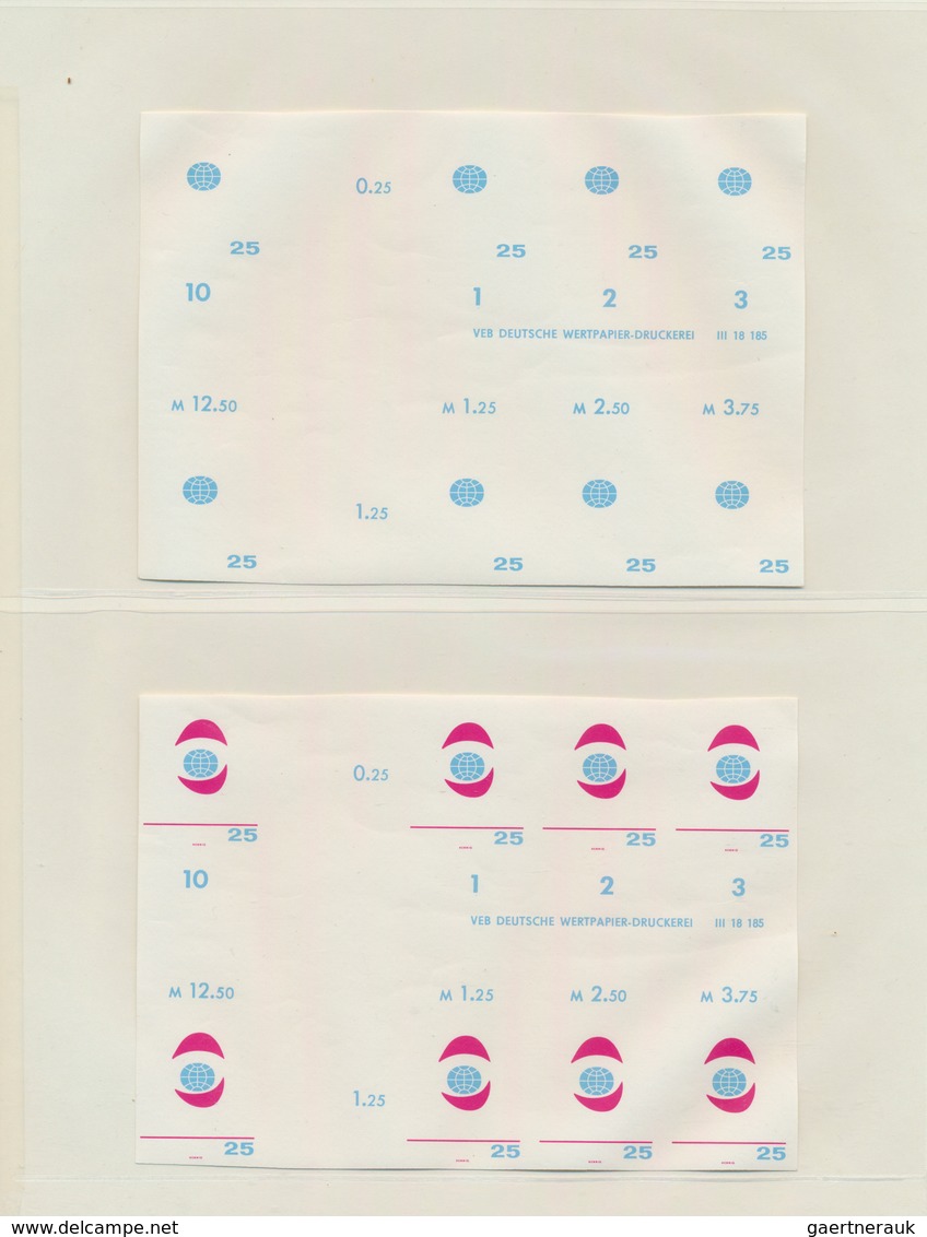 32307 DDR: 1949-1990, überkomplette Postfrische Sammlung In Gesamt 13 Lindner-T-Vordruckalben Teils Mit Ka - Sonstige & Ohne Zuordnung