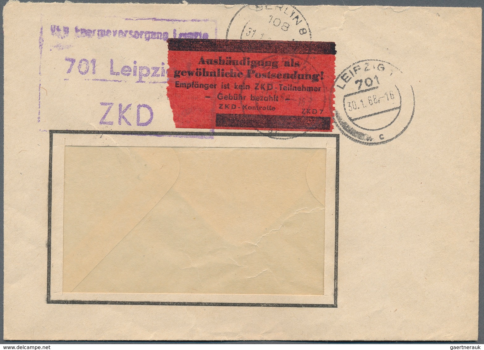 32309 DDR: 1949/1980, Vielseitiger Posten Von Ca. 200 Briefen Und Ganzsachen, Dabei Frankierte Telegrame, - Andere & Zonder Classificatie