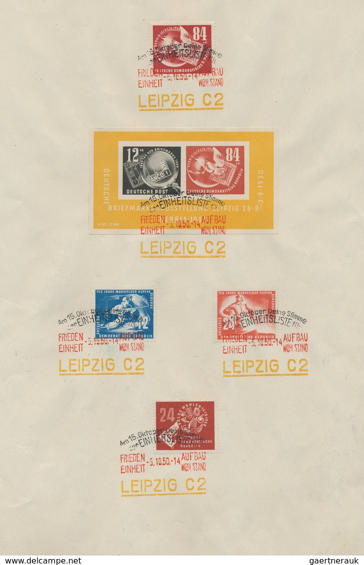 32312 DDR: 1949/1970, Einmalig Schöne Ideale Luxus-Sammlung, Die Marken Und Blocks Wurden Auf DIN A4-Bogen - Sonstige & Ohne Zuordnung