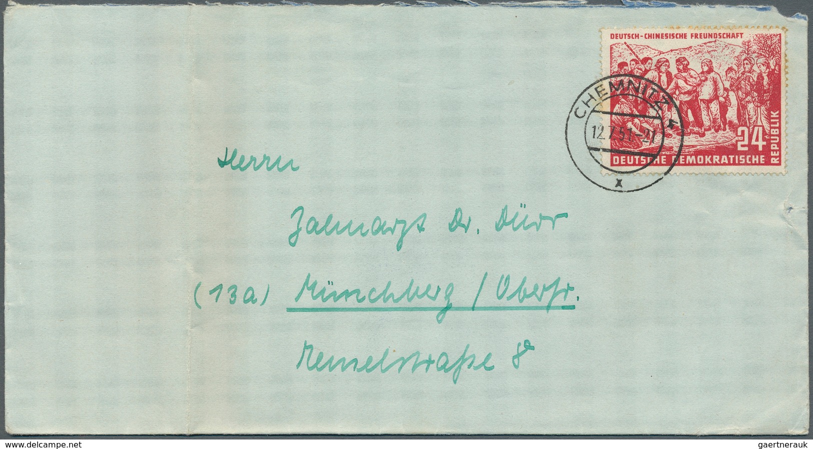 32319 DDR: 1949/1961, Vielseitiger Posten Von Ca. 380 Briefen Und Karten Aus Alter Familien-Korrespondenz, - Andere & Zonder Classificatie