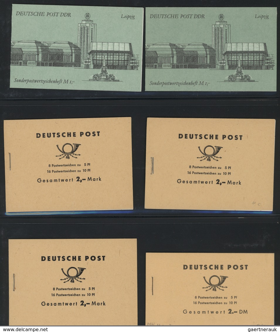 32328 DDR: 1949/90 Ca., DDR-Kiste Mit Lagerbuch Postfrisch Und Gestempelt Nur Der Anfangsjahre, Viel Bogen - Andere & Zonder Classificatie